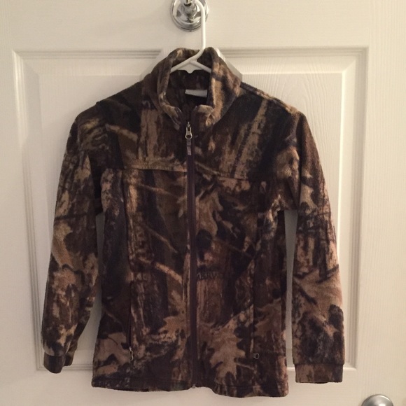 Columbia Other - EUC Columbia Kids camouflage fleece zip up jacket